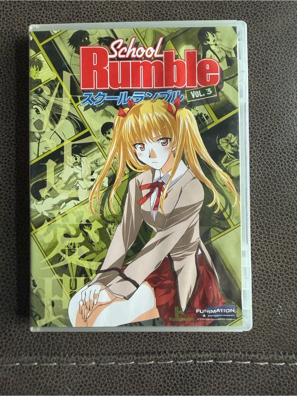 School Rumble Vol. 3 DVD (Funimation Anime) – Complete, Very Good Condition